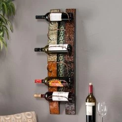 Adriano Wall-Mount Wine Storage by Southern Enterprises -Southern Enterprises Sales southern enterprises wine racks hz1018 1d 1000