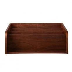 44.5 in. Walnut Wood 4-shelf Accent Bookcase with Open Back by Southern Enterprises -Southern Enterprises Sales walnut finish southern enterprises bookcases bookshelves hd599304 1d 1000