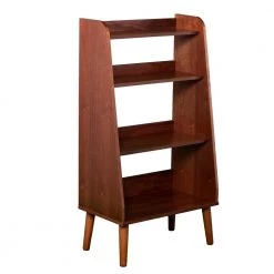 44.5 in. Walnut Wood 4-shelf Accent Bookcase with Open Back by Southern Enterprises -Southern Enterprises Sales walnut finish southern enterprises bookcases bookshelves hd599304 1f 1000