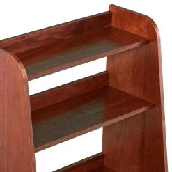 44.5 in. Walnut Wood 4-shelf Accent Bookcase with Open Back by Southern Enterprises -Southern Enterprises Sales walnut finish southern enterprises bookcases bookshelves hd599304 44 1000