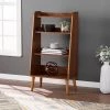 44.5 in. Walnut Wood 4-shelf Accent Bookcase with Open Back by Southern Enterprises 2 44.5 in. Walnut Wood 4-shelf Accent Bookcase with Open Back by Southern Enterprises -Southern Enterprises Sales walnut finish southern enterprises bookcases bookshelves hd599304 64 1000