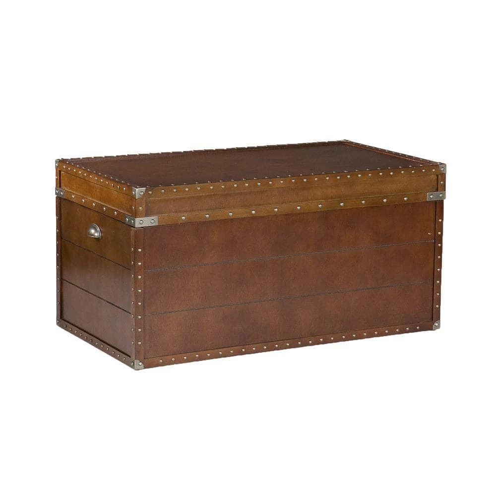 Harris Walnut Trunk by Southern Enterprises 9 Harris Walnut Trunk by Southern Enterprises - Image 7