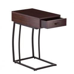 New Haven Walnut USB Port Side Table by Southern Enterprises 13 New Haven Walnut USB Port Side Table by Southern Enterprises -Southern Enterprises Sales walnut southern enterprises end side tables hd889498 fa 1000