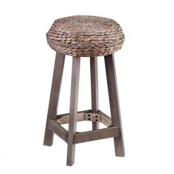 Calzada 24 in. Weathered Gray Water Hyacinth Backless Round Stools 2-Piece Set by Southern Enterprises 14 Calzada 24 in. Weathered Gray Water Hyacinth Backless Round Stools 2-Piece Set by Southern Enterprises -Southern Enterprises Sales weathered gray gray washed southern enterprises bar stools hd649474 1f 1000