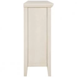 White Accent Storage Wooden Cabinet with Adjustable Shelf by Huluwat -Southern Enterprises Sales white huluwat accent cabinets dj tc wf283713aak fa 1000