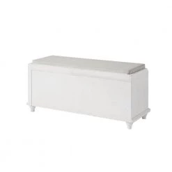 White Homes Collection Wood Storage Bench with 2-Cabinets(18.3 in. H x 42.1 in. W x 15.4 in. D) by Huluwat 17 White Homes Collection Wood Storage Bench with 2-Cabinets(18.3 in. H x 42.1 in. W x 15.4 in. D) by Huluwat -Southern Enterprises Sales white huluwat dining benches dj tc wf195952aaa fa 1000