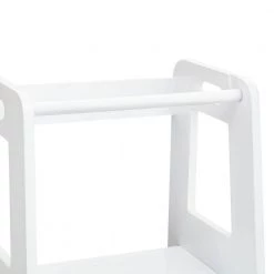 White MDF Child Step Stool with Adjustable Standing Platform (Set of 1) by Huluwat 15 White MDF Child Step Stool with Adjustable Standing Platform (Set of 1) by Huluwat -Southern Enterprises Sales white huluwat kids chairs xyfx tc sg5081wh 1f 1000