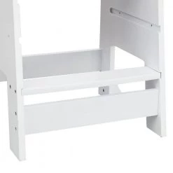 White MDF Child Step Stool with Adjustable Standing Platform (Set of 1) by Huluwat 16 White MDF Child Step Stool with Adjustable Standing Platform (Set of 1) by Huluwat -Southern Enterprises Sales white huluwat kids chairs xyfx tc sg5081wh 44 1000