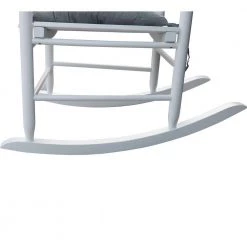 White Populus Wood Porch Rocker Chair by Huluwat 15 White Populus Wood Porch Rocker Chair by Huluwat -Southern Enterprises Sales white huluwat rockers gliders ottomans dj tc w49520605 44 1000