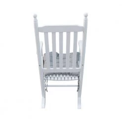 White Populus Wood Porch Rocker Chair by Huluwat 13 White Populus Wood Porch Rocker Chair by Huluwat -Southern Enterprises Sales white huluwat rockers gliders ottomans dj tc w49520605 4f 1000