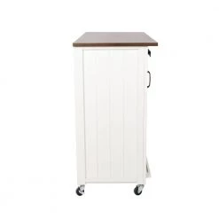 Leake White Kitchen Cart with Barn Door by Southern Enterprises 15 Leake White Kitchen Cart with Barn Door by Southern Enterprises -Southern Enterprises Sales white southern enterprises kitchen carts hd391359 40 1000