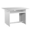 Elmor 35.5 in. Rectangle White MDF Top 2 to 6-Person Convertible Console to Dining Table by Southern Enterprises 1 Elmor 35.5 in. Rectangle White MDF Top 2 to 6-Person Convertible Console to Dining Table by Southern Enterprises -Southern Enterprises Sales white southern enterprises kitchen dining tables hd650258 64 1000