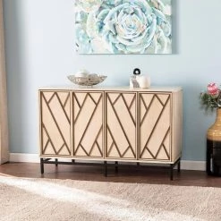 Lavella White Art Deco Buffet by Southern Enterprises 7 Lavella White Art Deco Buffet by Southern Enterprises -Southern Enterprises Sales white southern enterprises sideboards buffet tables hd447209 31 1000