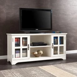 Parnell White Storage Entertainment Center by Southern Enterprises 11 Parnell White Storage Entertainment Center by Southern Enterprises -Southern Enterprises Sales white southern enterprises tv stands hd889139 4f 1000