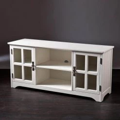 Parnell White Storage Entertainment Center by Southern Enterprises 13 Parnell White Storage Entertainment Center by Southern Enterprises -Southern Enterprises Sales white southern enterprises tv stands hd889139 fa 1000