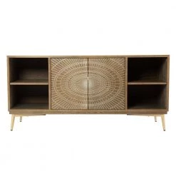 Carlton 56 in. Whitewashed Wood TV Stand Fits TV's up to 54 in. by Southern Enterprises -Southern Enterprises Sales whitewashed oak southern enterprises tv stands hd391496 c3 1000